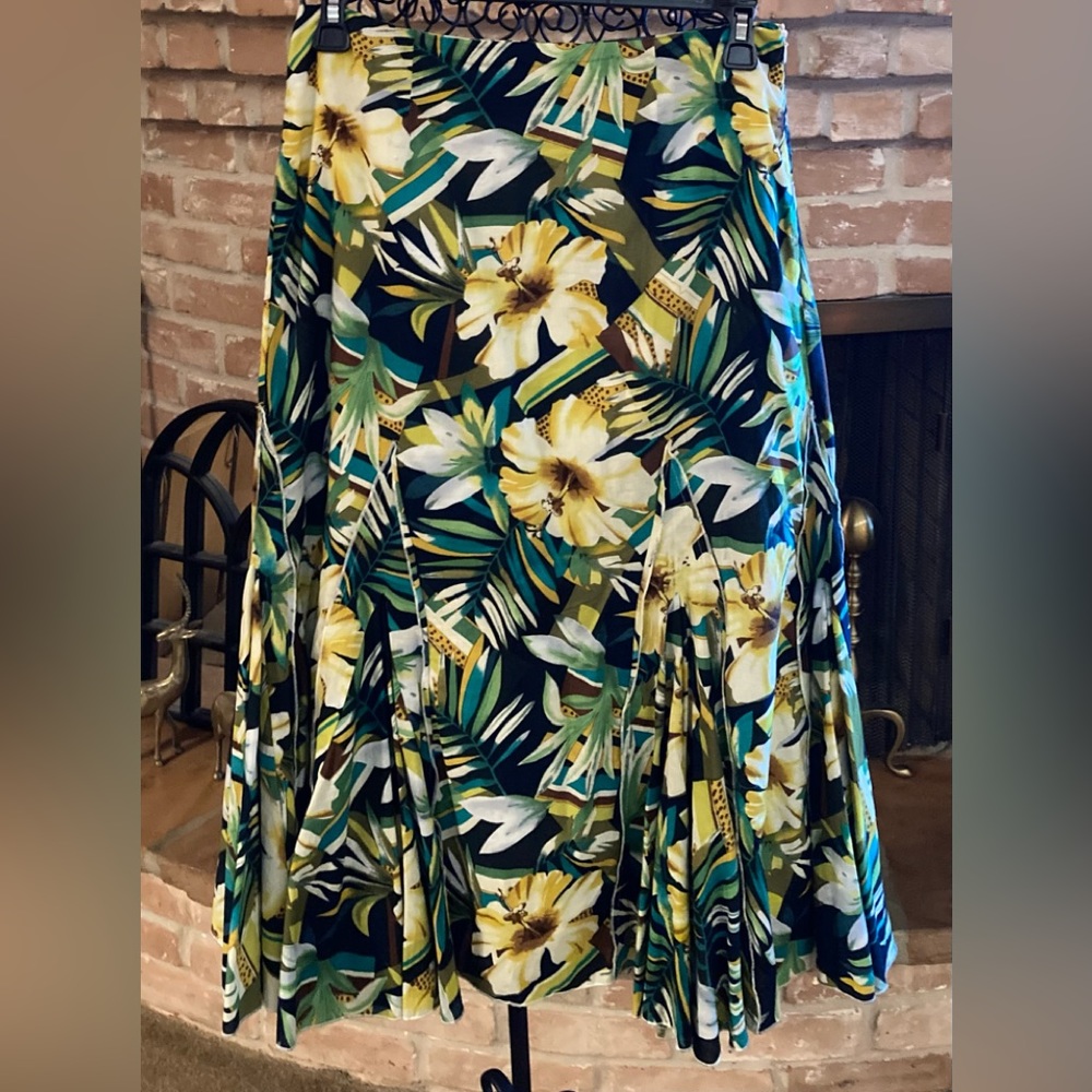 Ny Collection Floral Maxi Skirt - image 3